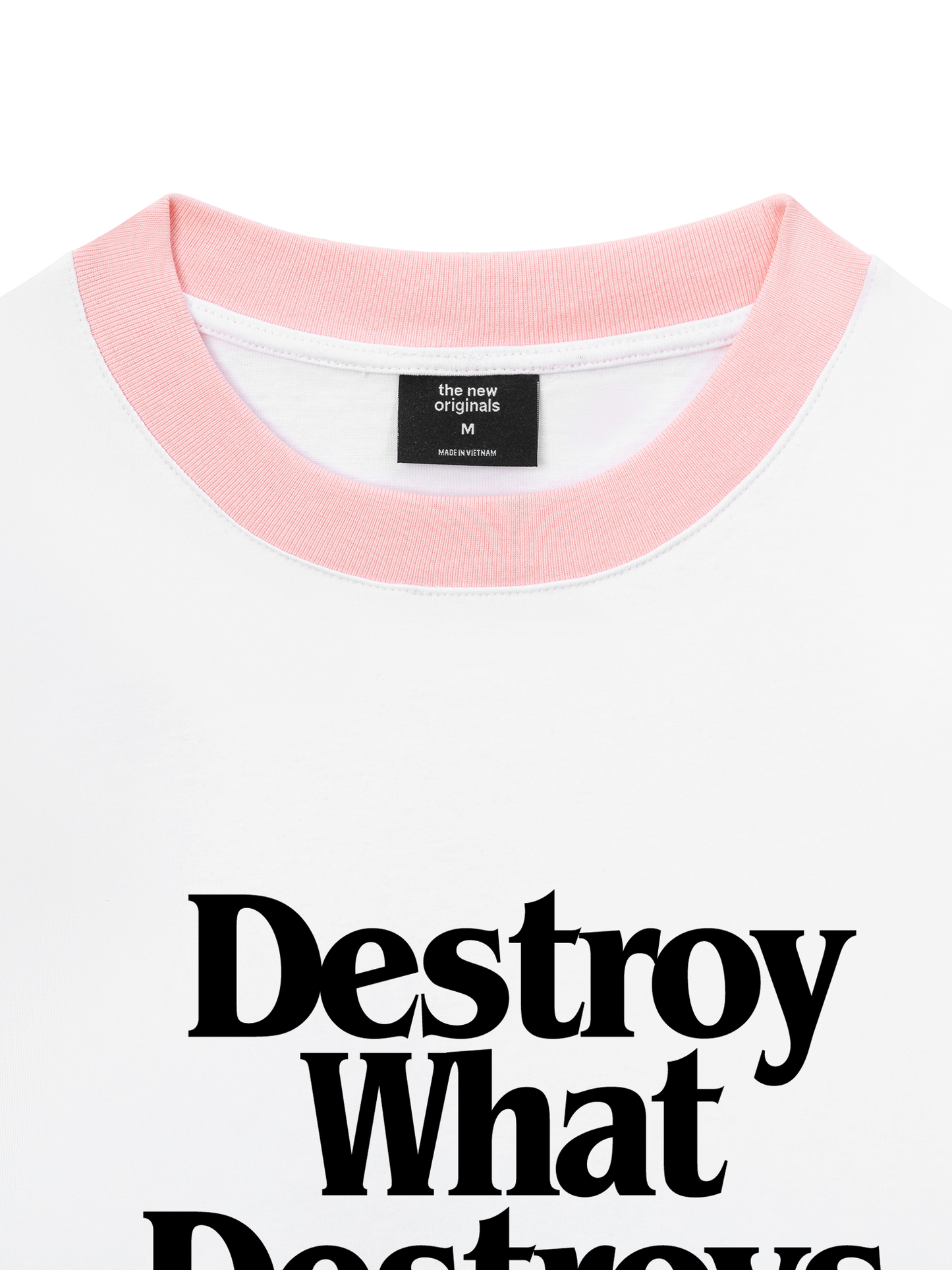Áo Thun Ringer Relaxed Fit Life Vibe Destroy What Destroy You