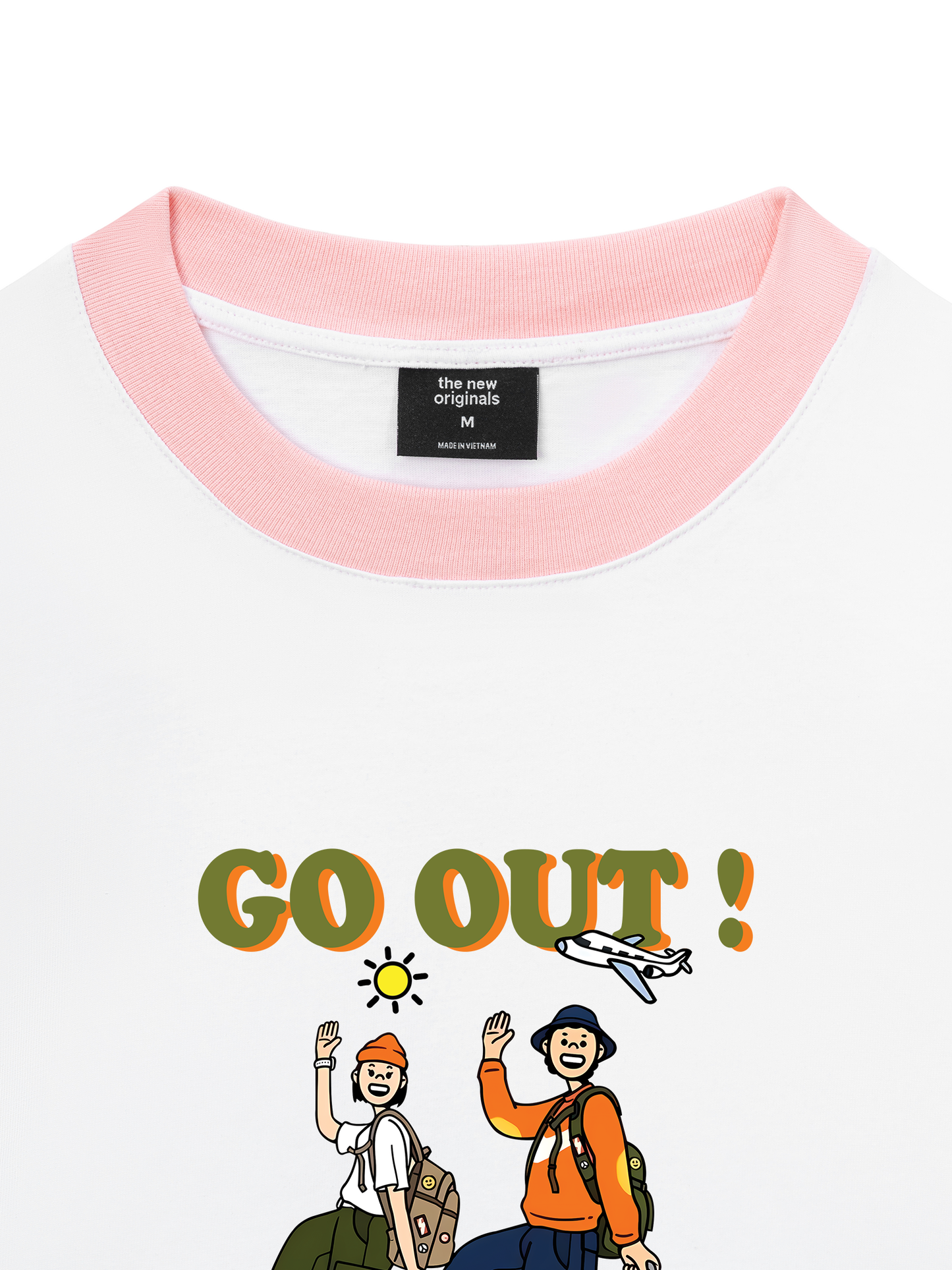 Áo Thun Ringer Relaxed Fit Weekend Go Out