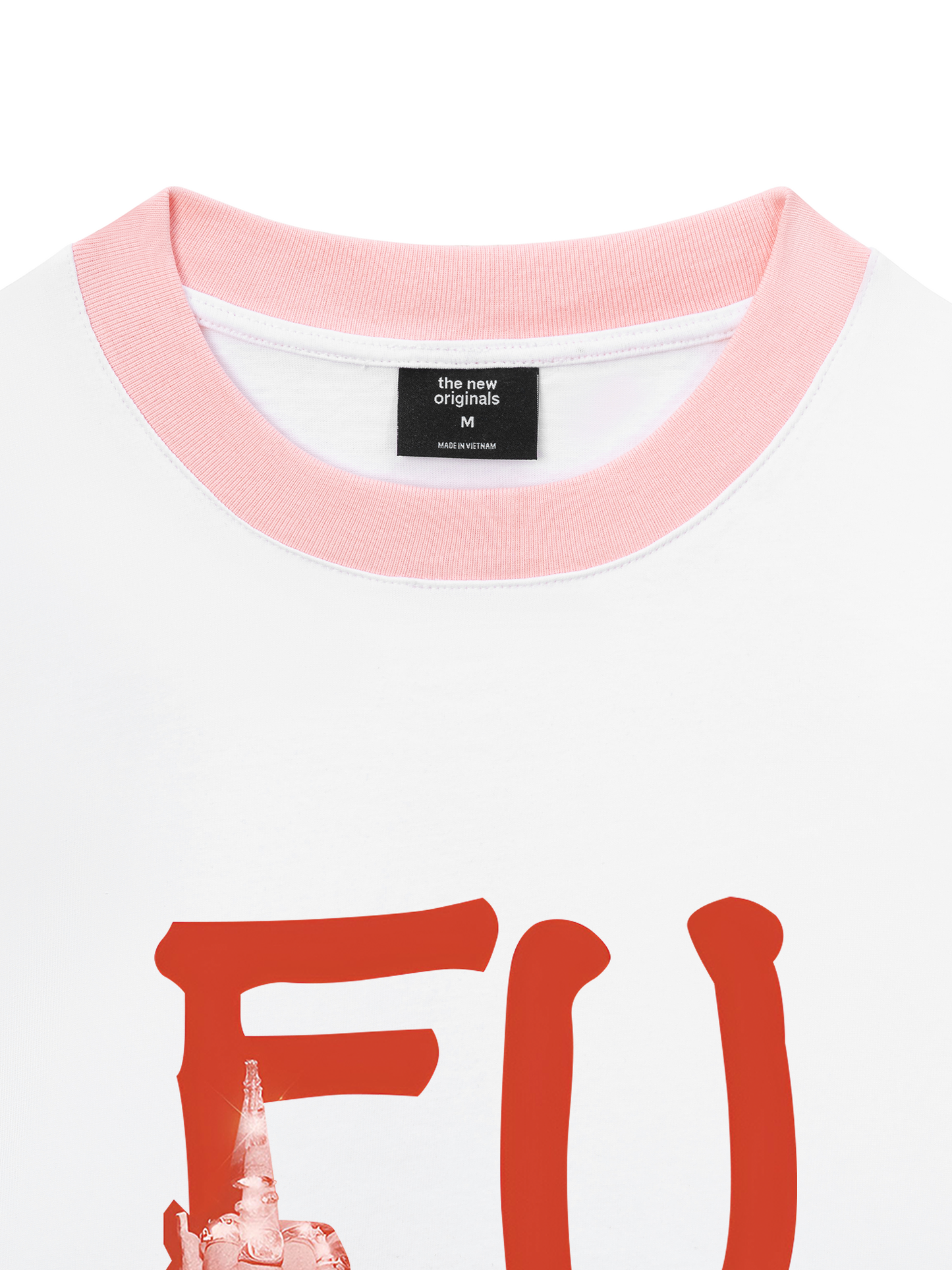 Áo Thun Ringer Relaxed Fit FUCK-Double Lovers