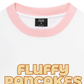 Áo Thun Ringer Relaxed Fit Foody Fluffy Pancakes