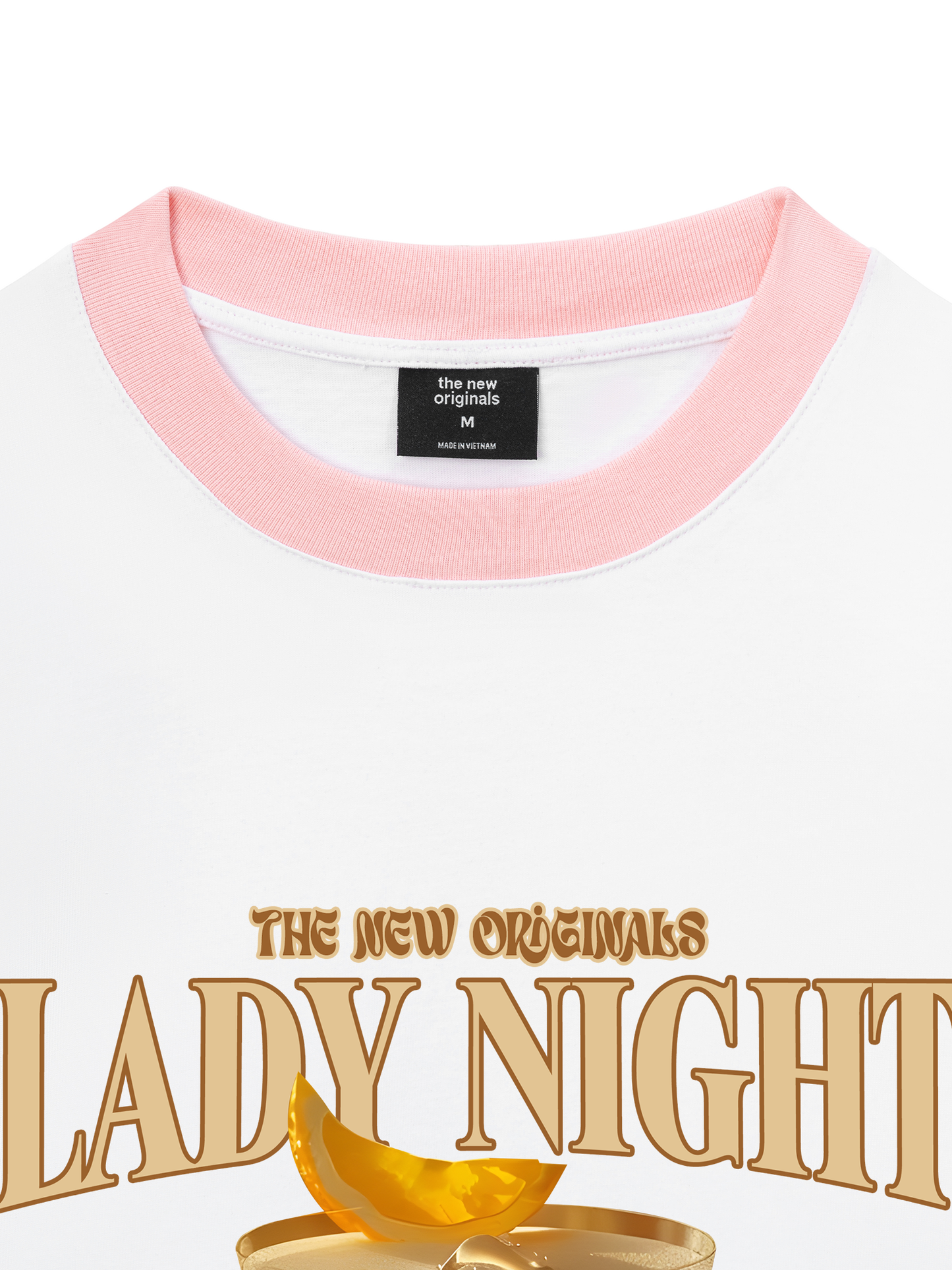 Áo Thun Ringer Relaxed Fit Fresh Lady Night