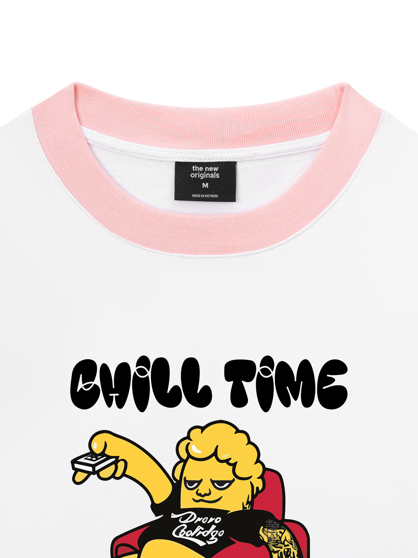 Áo Thun Ringer Relaxed Fit Weekend Chill Time