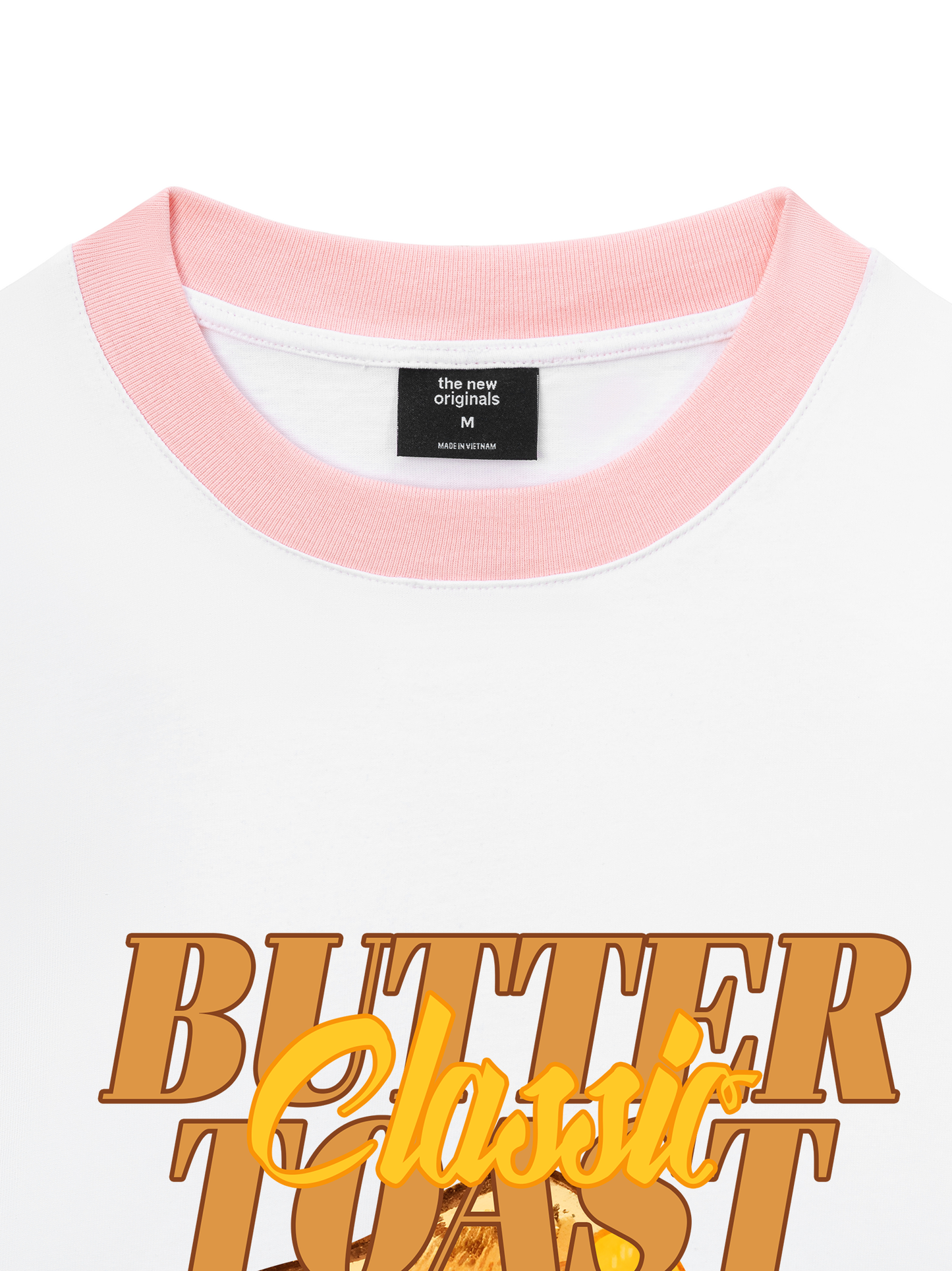 Áo Thun Ringer Relaxed Fit Foody Classic Butter Toast