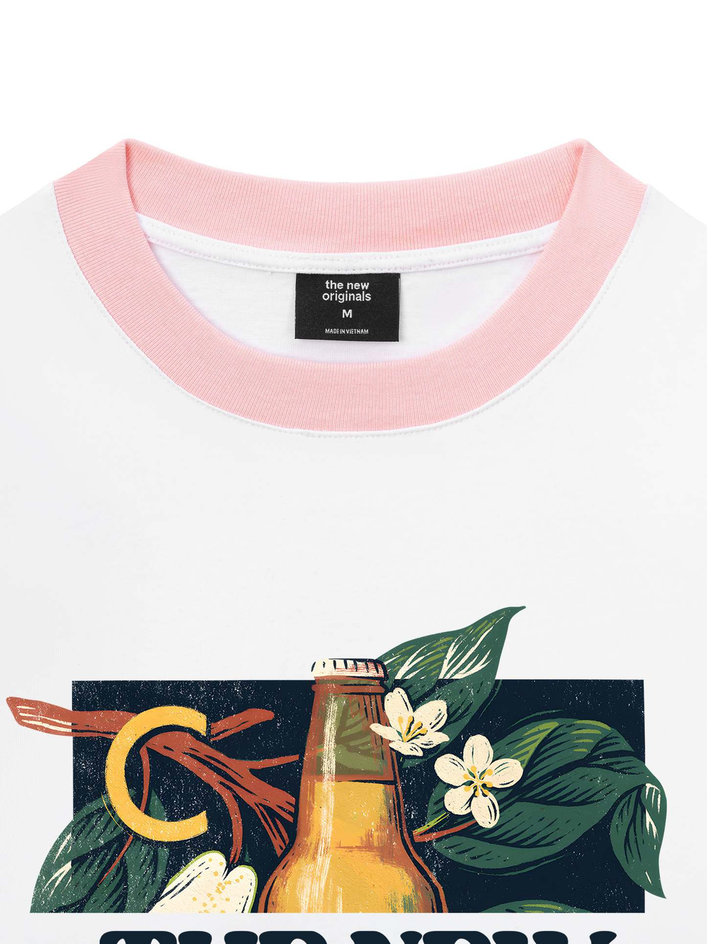 Áo Thun Ringer Relaxed Fit Pear Cinder