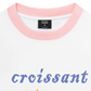 Áo Thun Ringer Relaxed Fit Croissant
