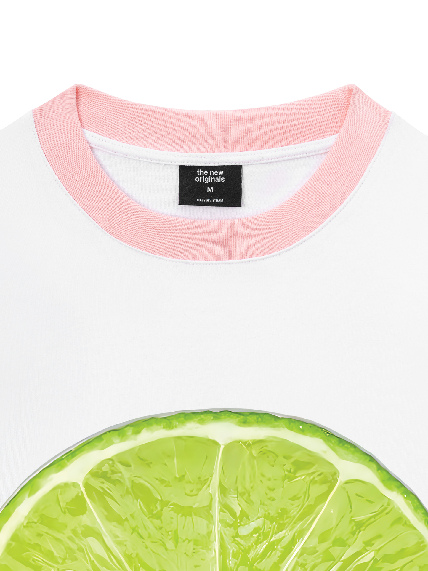 Áo Thun Ringer Relaxed Fit Summer Vibes Lemon