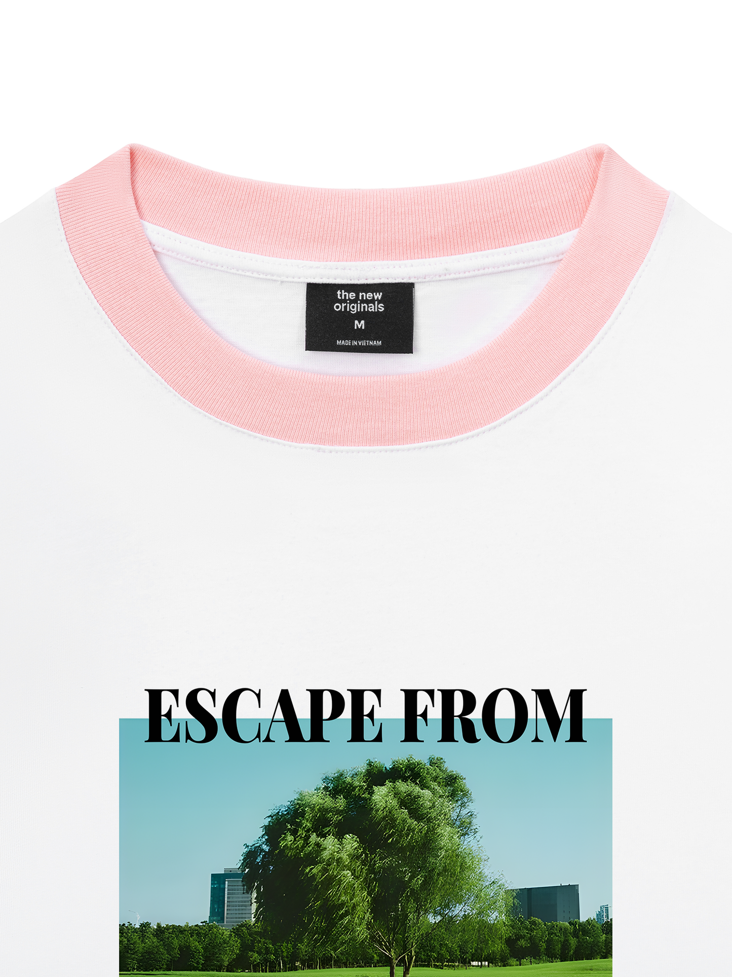Áo Thun Ringer Relaxed Fit Escape From Reality