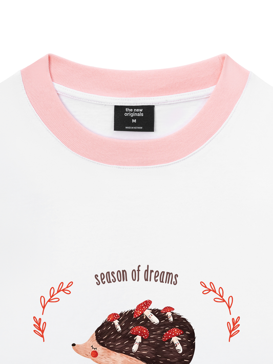 Áo Thun Ringer Relaxed Fit Autumn Season of Dreams