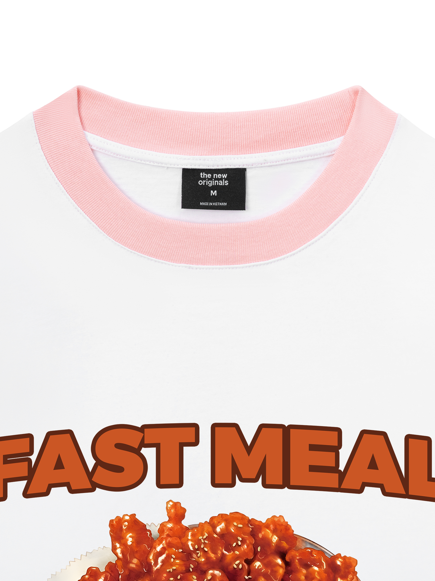 Áo Thun Ringer Relaxed Fit Foody Fast Meal