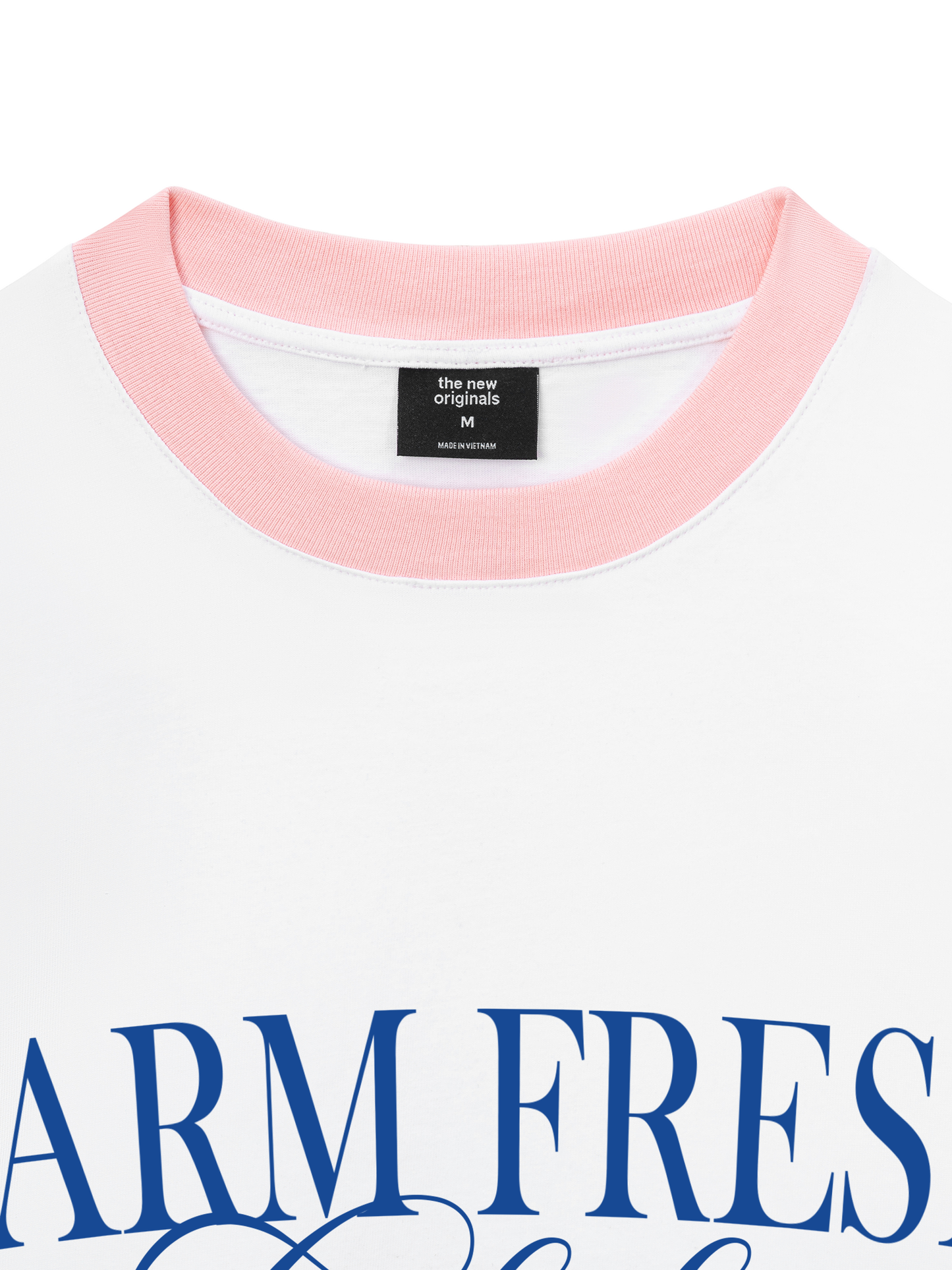 Áo Thun Ringer Relaxed Fit Summer Vibes Farm Fresh Chili