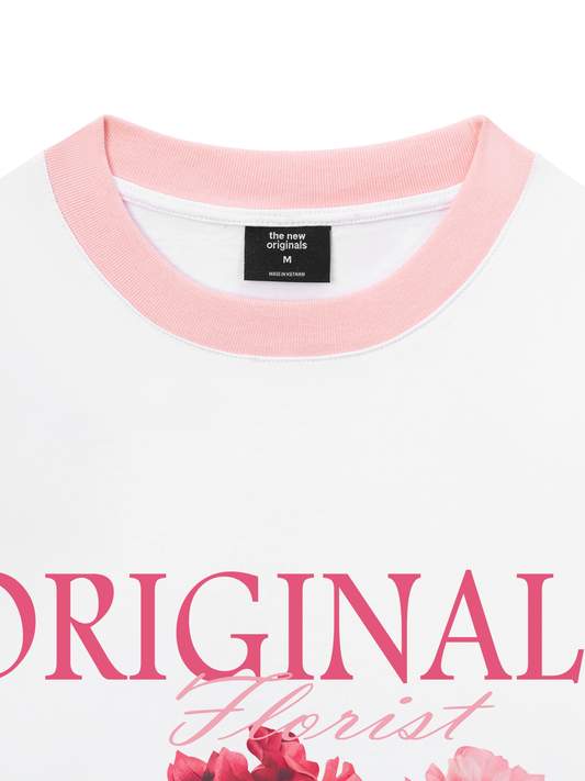 Áo Thun Ringer Relaxed Fit Summer Vibes Originals Florist