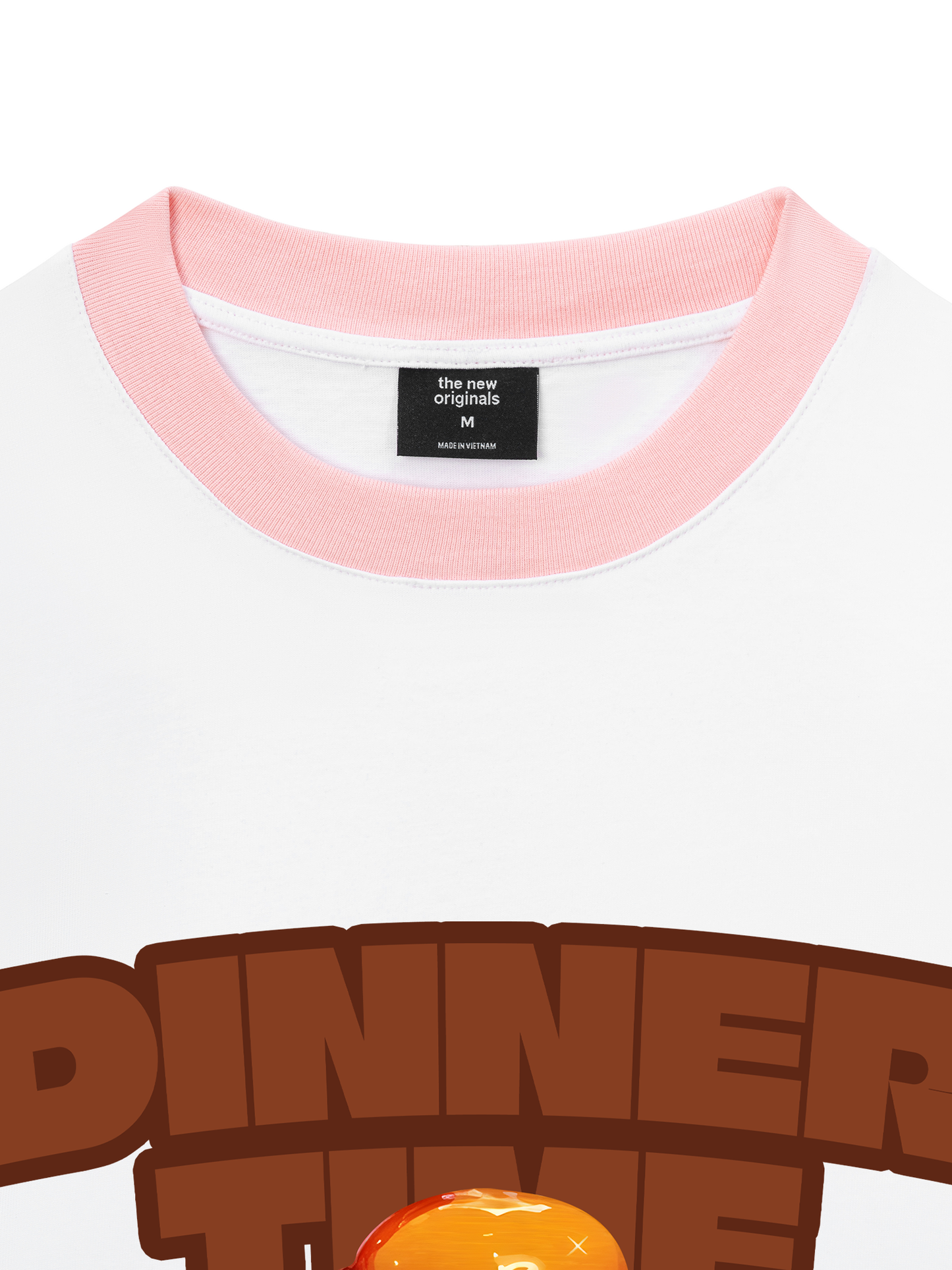 Áo Thun Ringer Relaxed Fit Foody Dinner Time