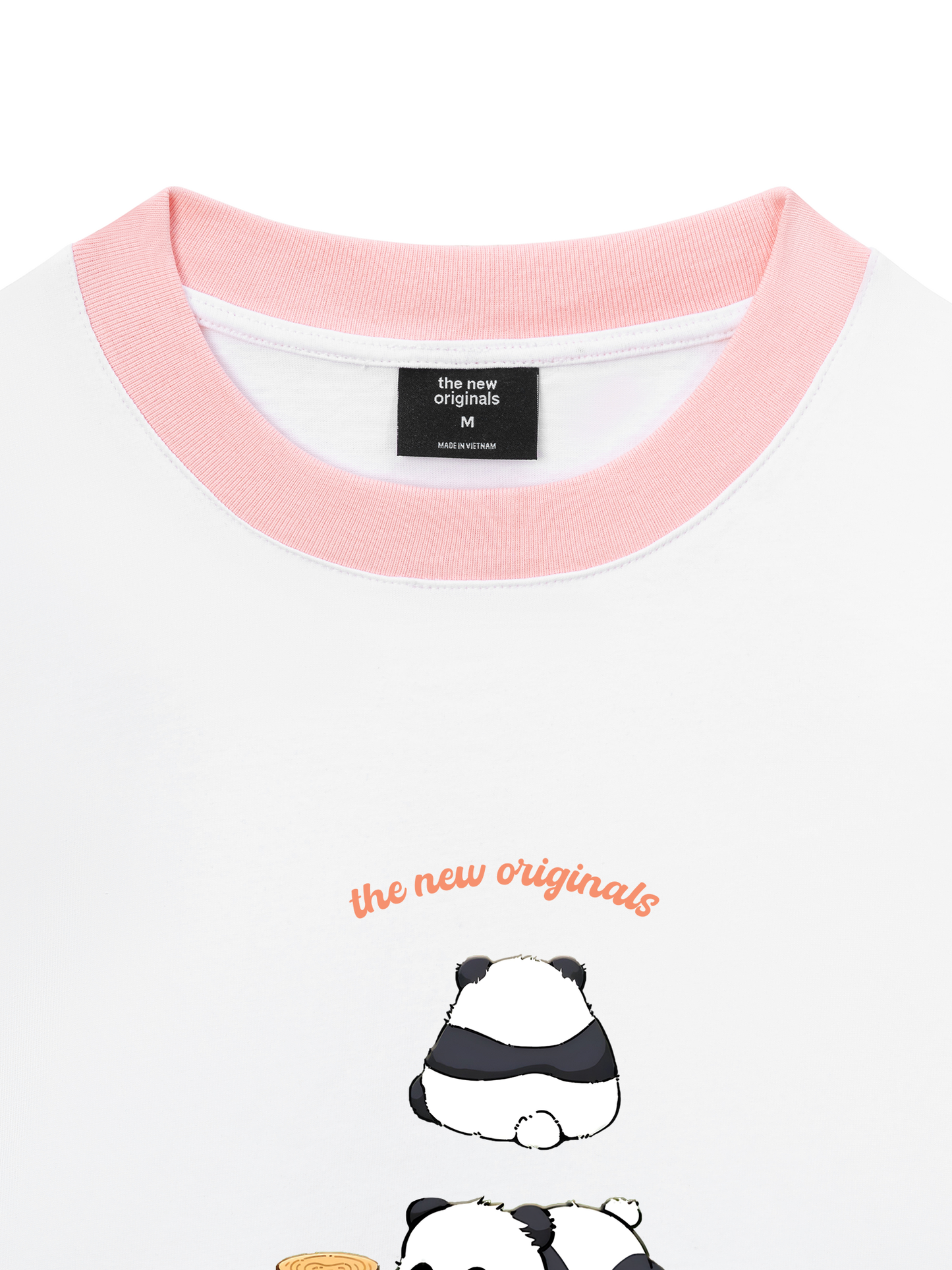 Áo Thun Ringer Relaxed Fit Panda Moooood