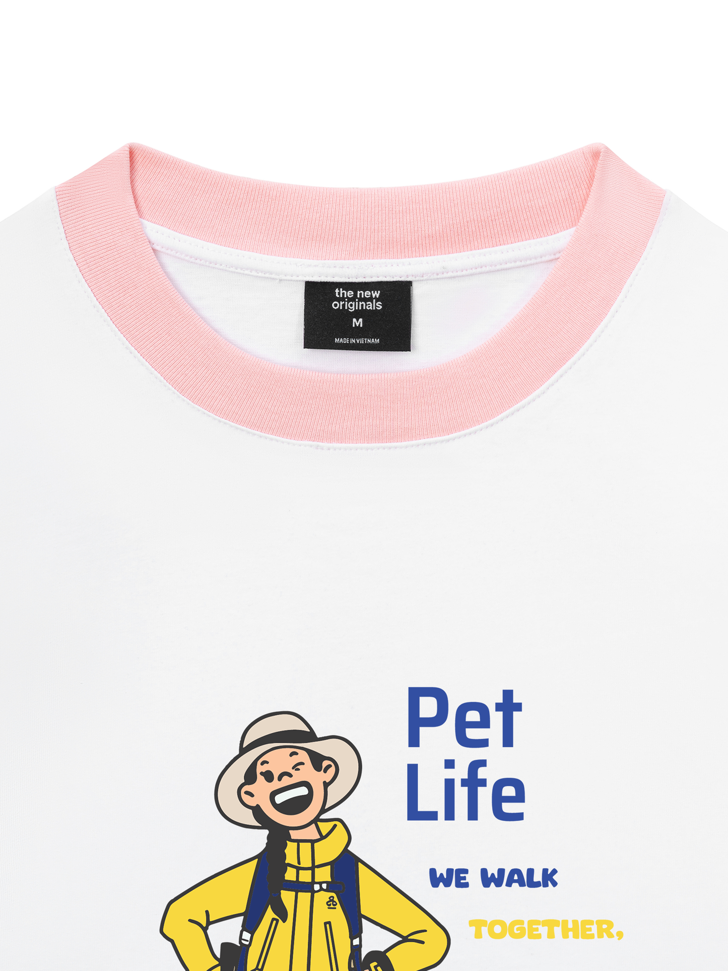 Áo Thun Ringer Relaxed Fit Go Outside Pet Life