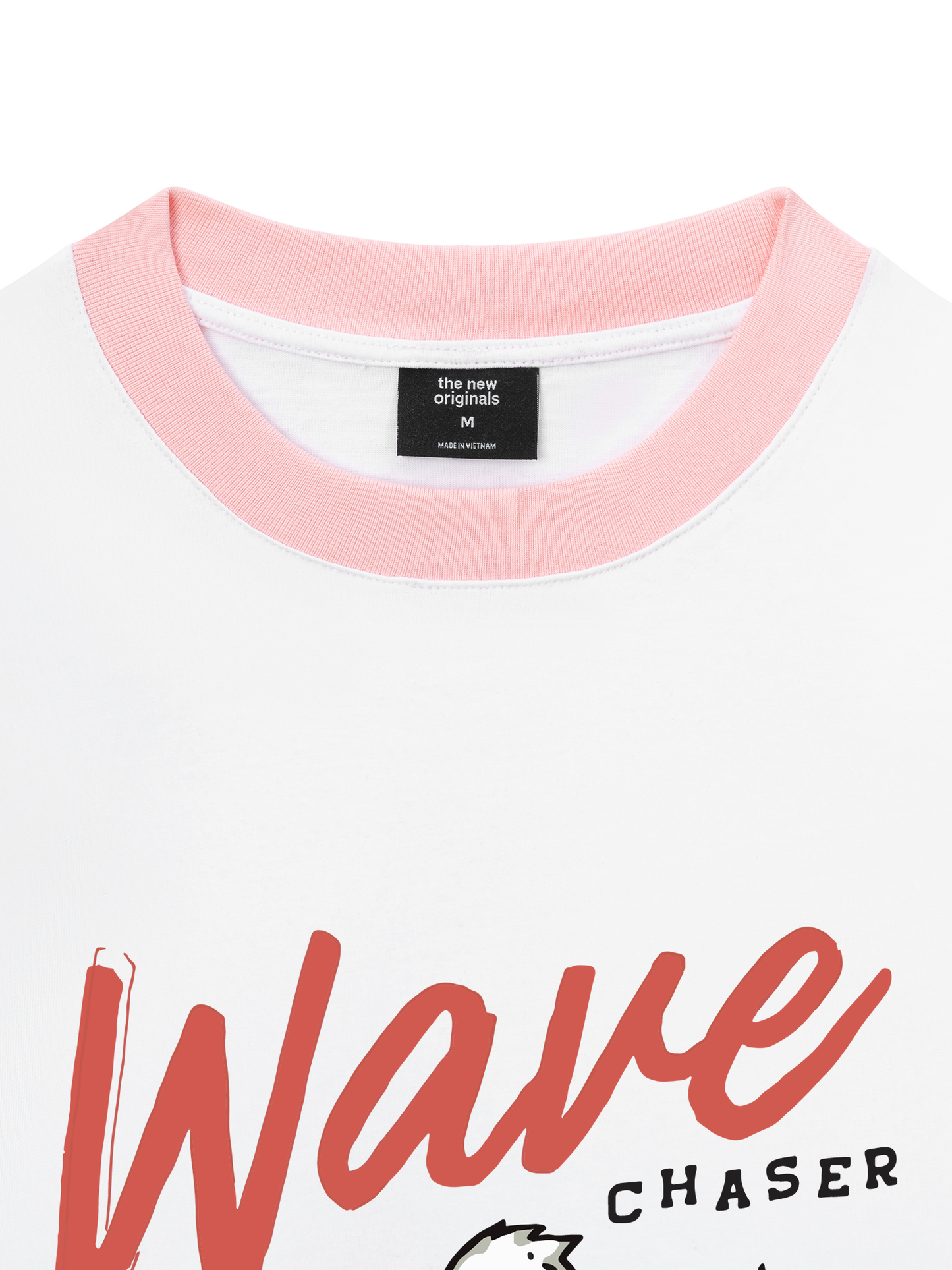 Áo Thun Ringer Relaxed Fit Ocean Duck Waves