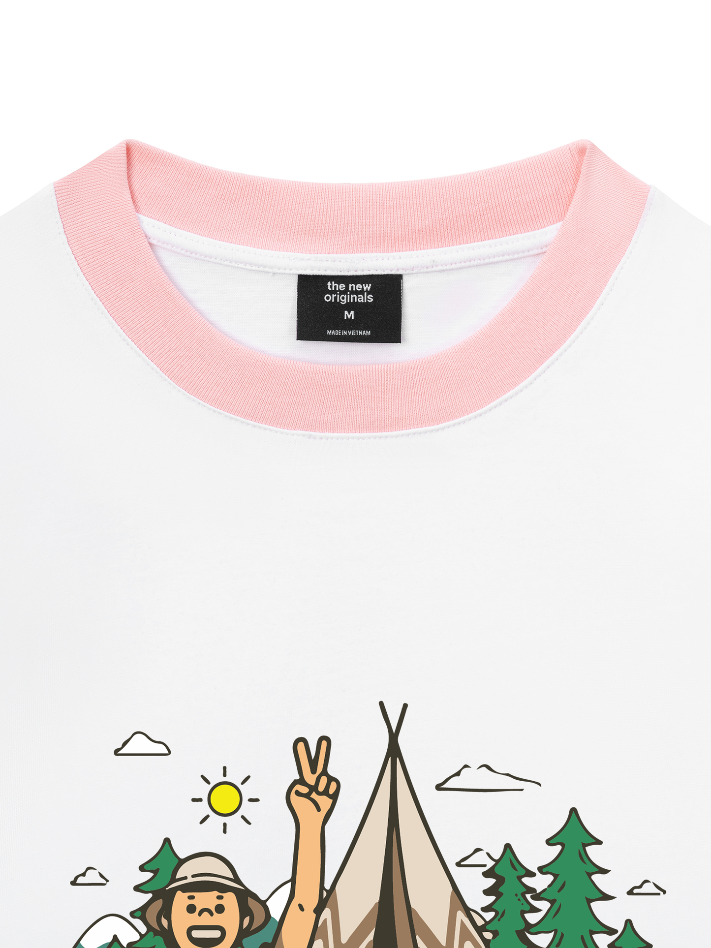 Áo Thun Ringer Relaxed Fit Camplife Original