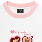 Áo Thun Ringer Relaxed Fit Animal Puppy Heart