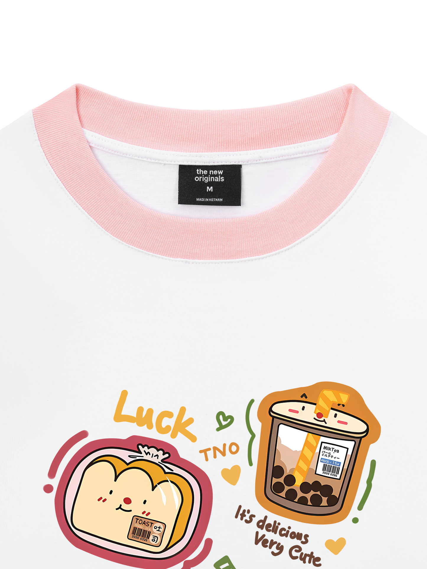 Áo Thun Ringer Relaxed Fit Sweet Pastry Cute Bento