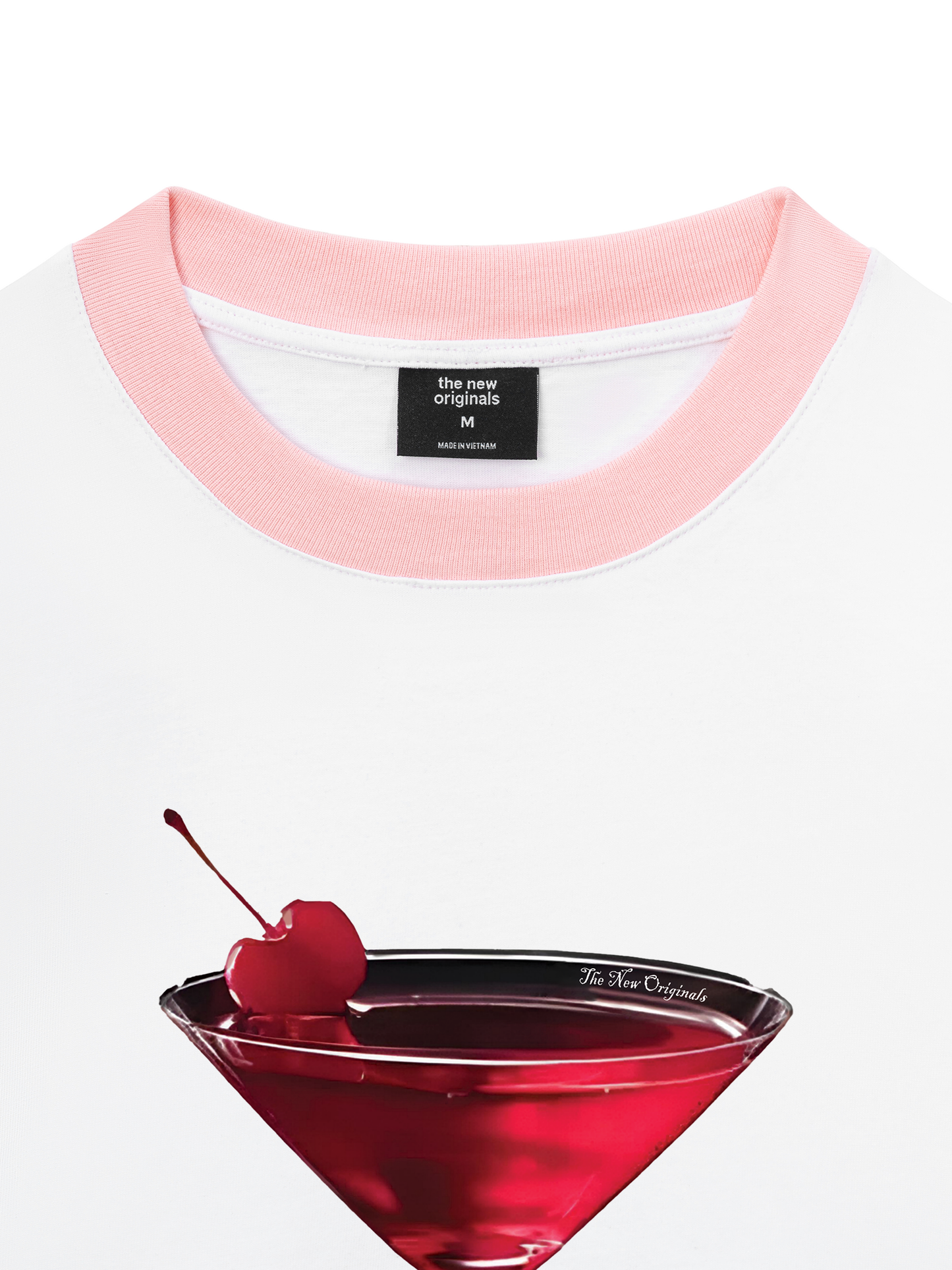 Áo Thun Ringer Relaxed Fit Seductive Night Cherry Goblet