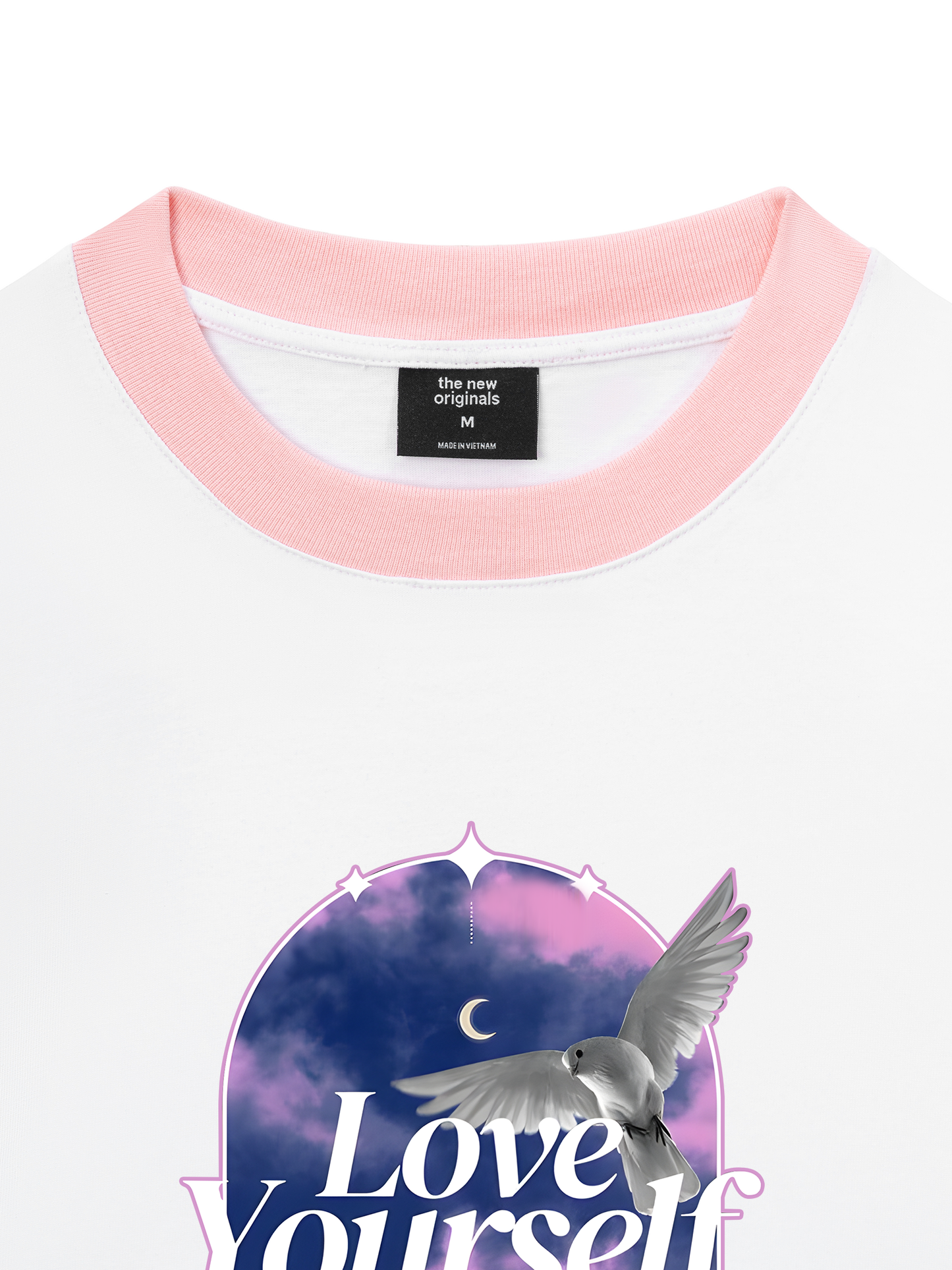 Áo Thun Ringer Relaxed Fit Love Yourself First