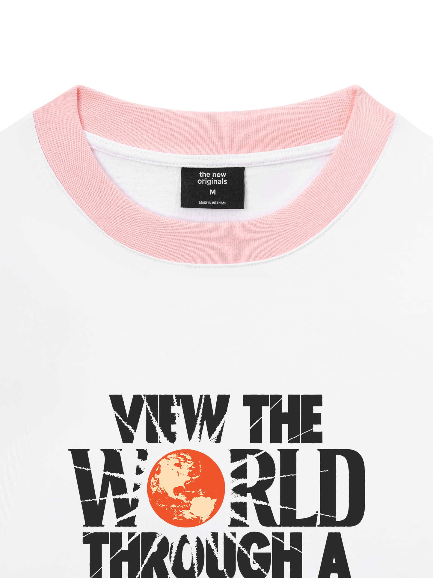 Áo Thun Ringer Relaxed Fit Be Bold View The World Through