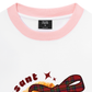 Áo Thun Ringer Relaxed Fit Sweet Pastry Red Plaid Bow