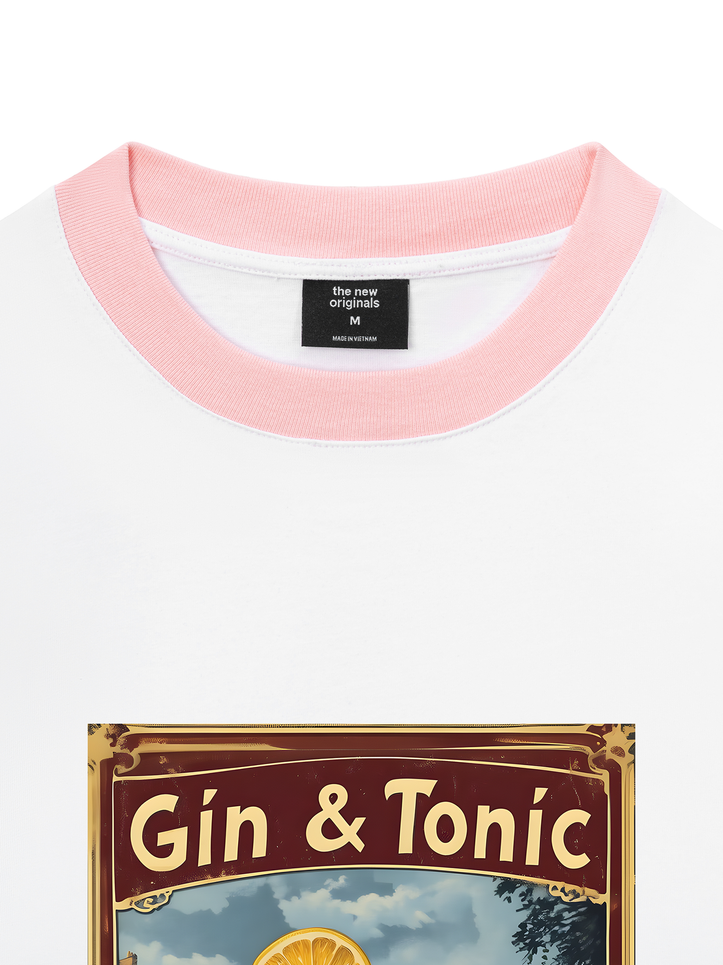 Áo Thun Ringer Relaxed Fit Fresh Gin And Tonic