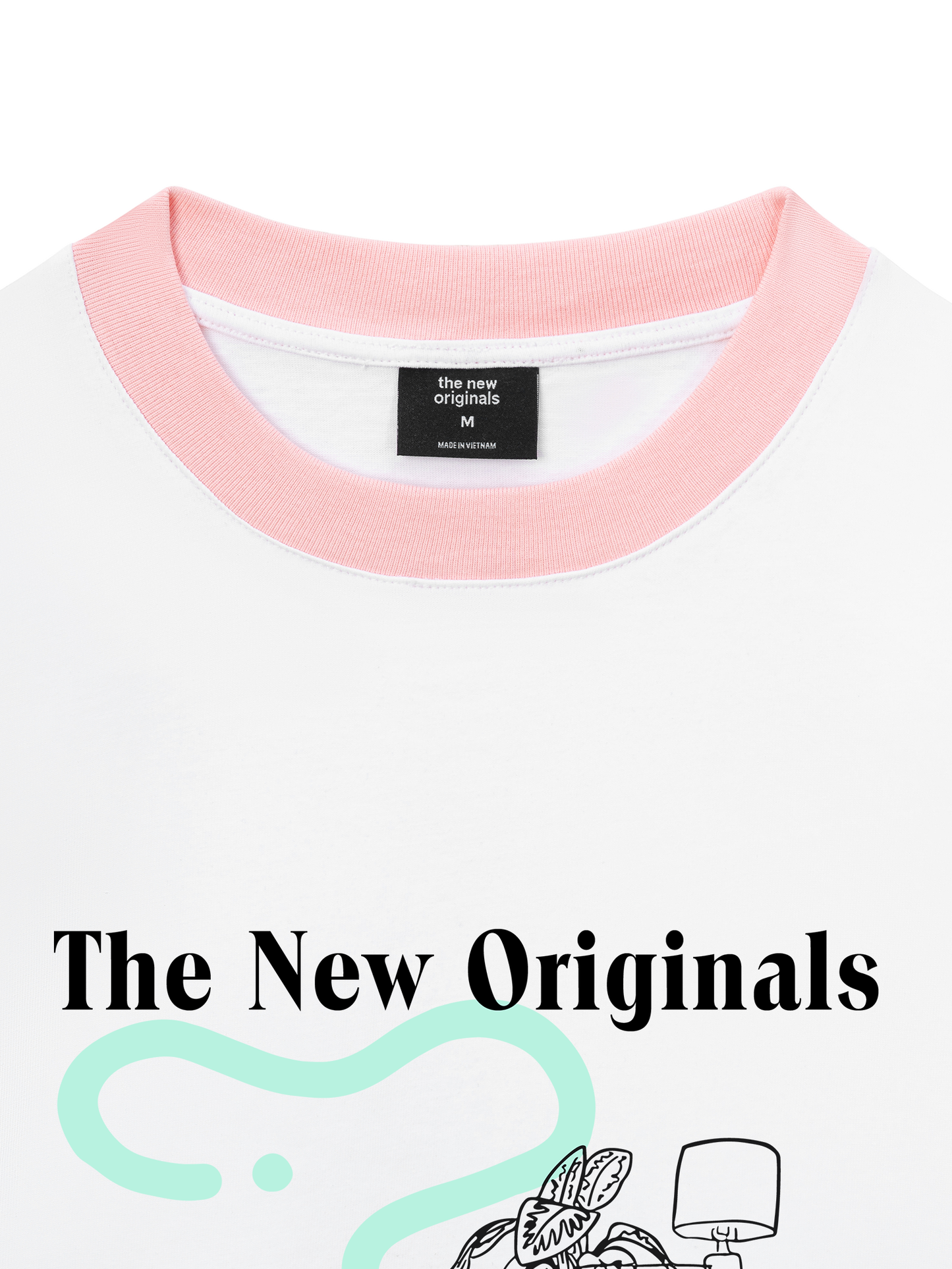 Áo Thun Ringer Relaxed Fit TROPICAL Simple Moments