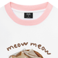 Áo Thun Ringer Relaxed Fit Sweet Pastry Meow Meow Bead
