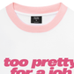 Áo Thun Ringer Relaxed Fit Life Vibe Too Pretty