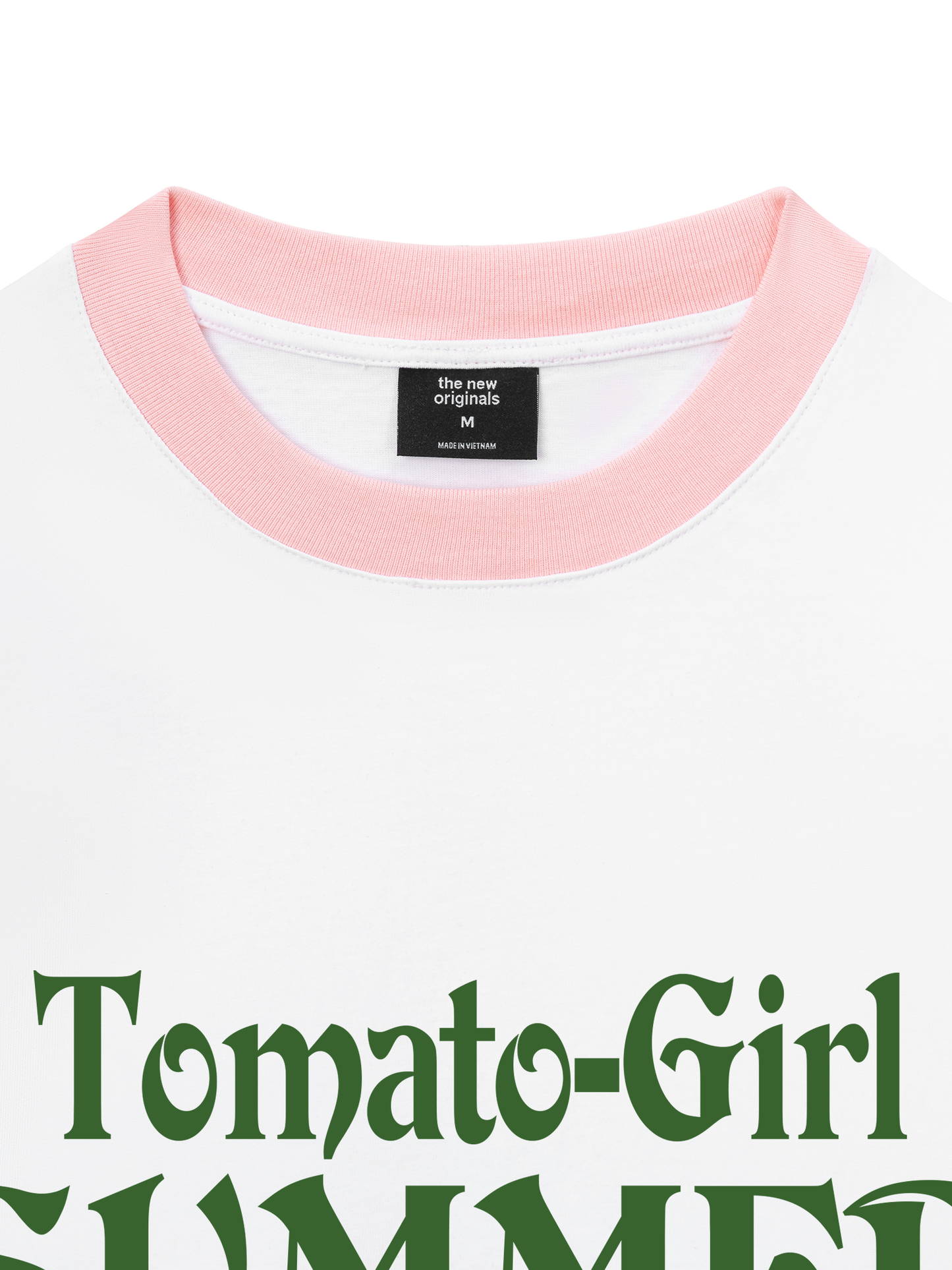 Áo Thun Ringer Relaxed Fit Suummer Vibes Tomato Girl