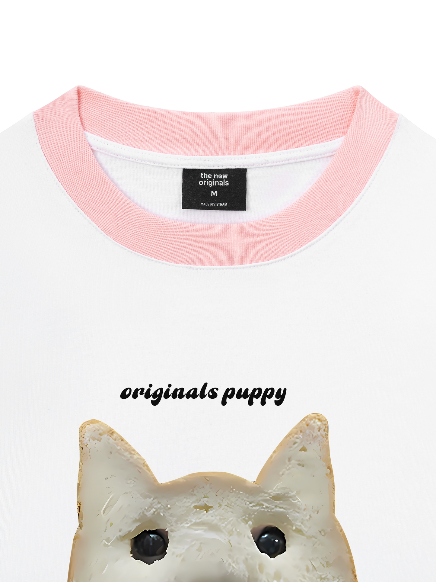 Áo Thun Ringer Relaxed Fit Sweet Pastry Orginals Puppy