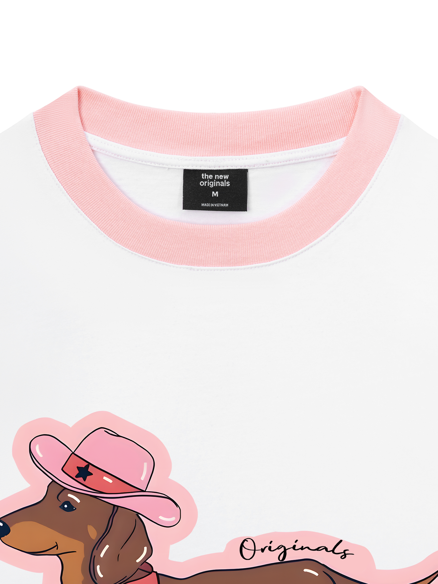 Áo Thun Ringer Relaxed Fit Howdy Dachshund