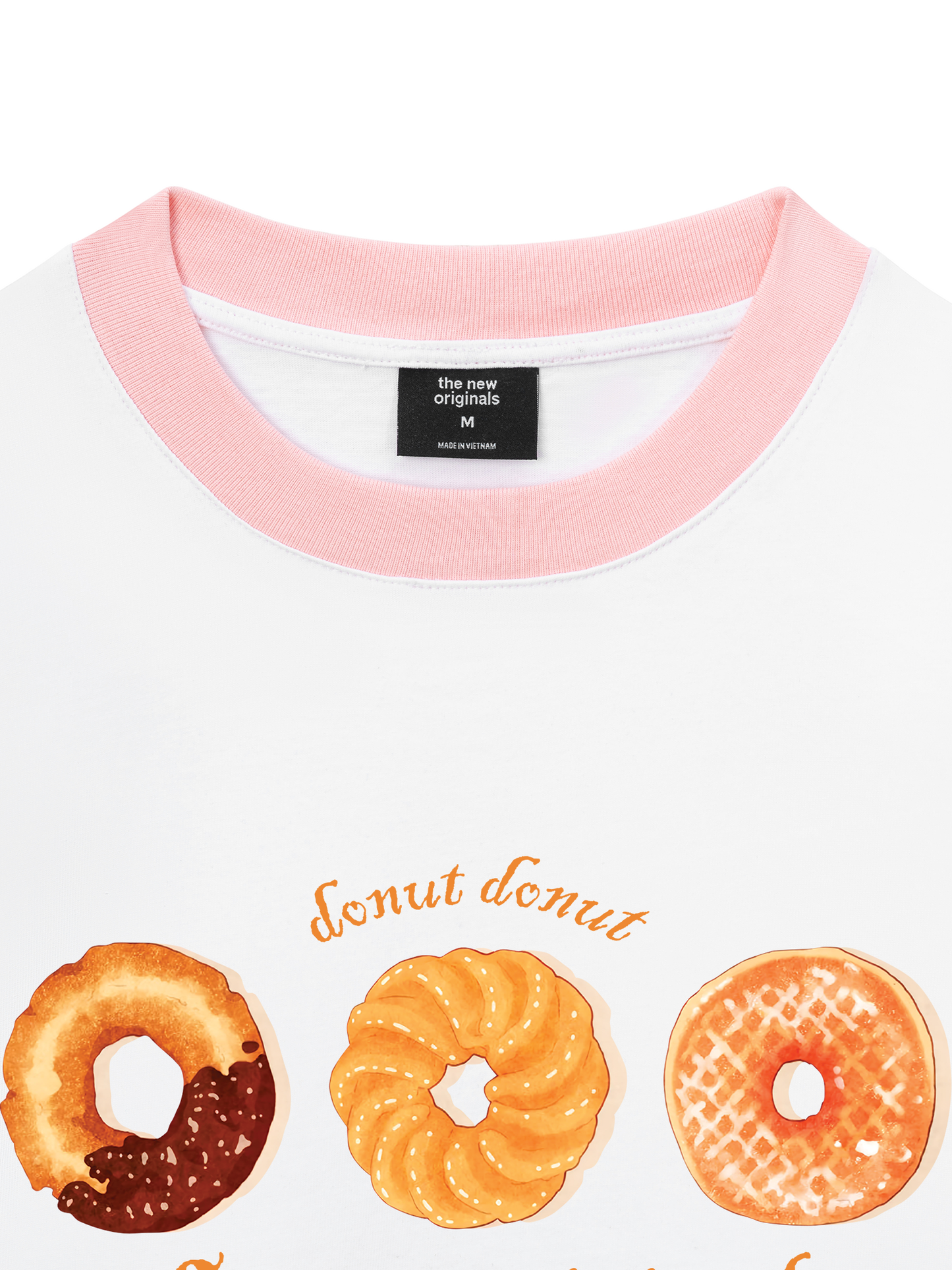 Áo Thun Ringer Relaxed Fit Donut