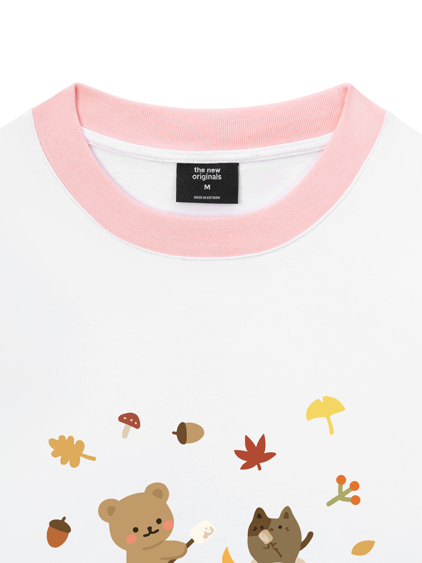 Áo Thun Ringer Relaxed Fit Autumn Vibes Autumn Leaves