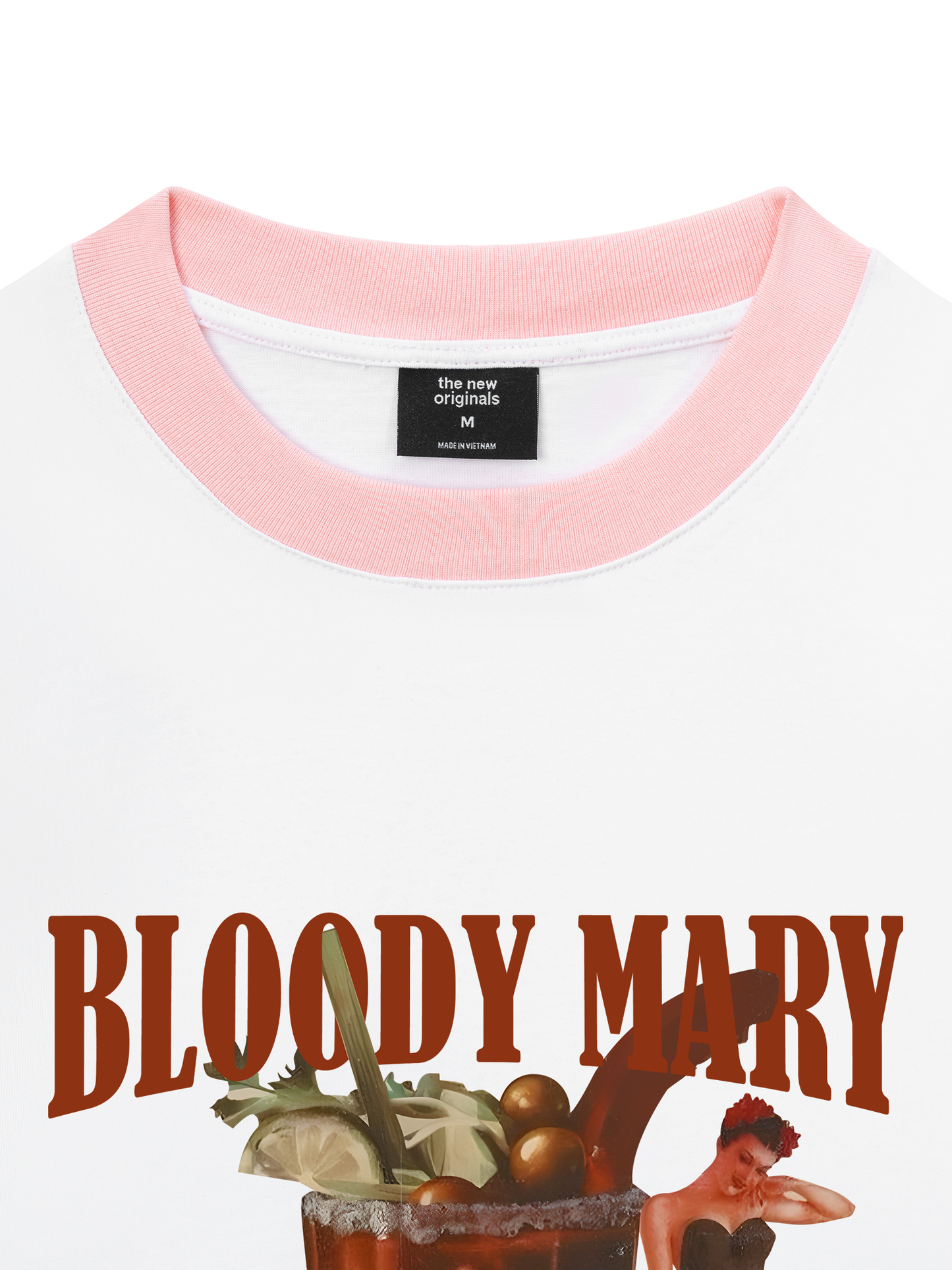 Áo Thun Ringer Relaxed Fit Fresh Bloody Mary