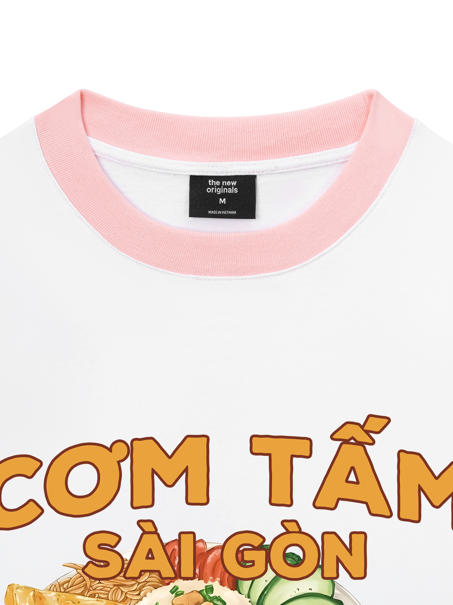 Áo Thun Ringer Relaxed Fit Foody Cơm Tấm Sài Gòn