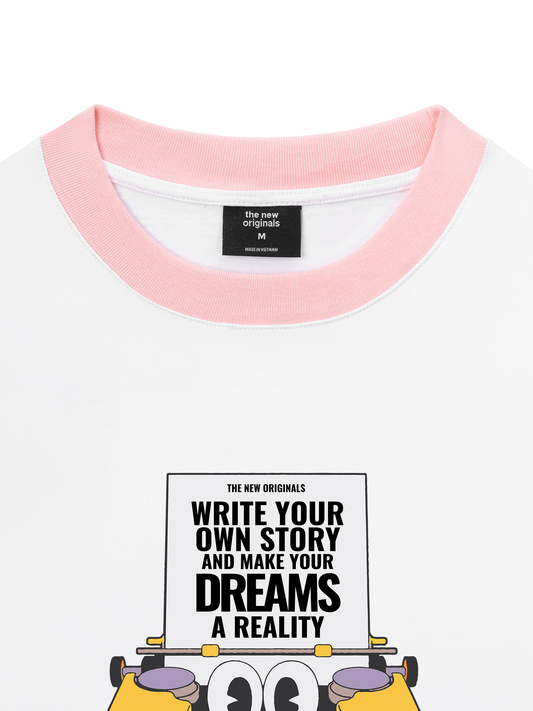 Áo Thun Ringer Relaxed Fit Write Your Own Story