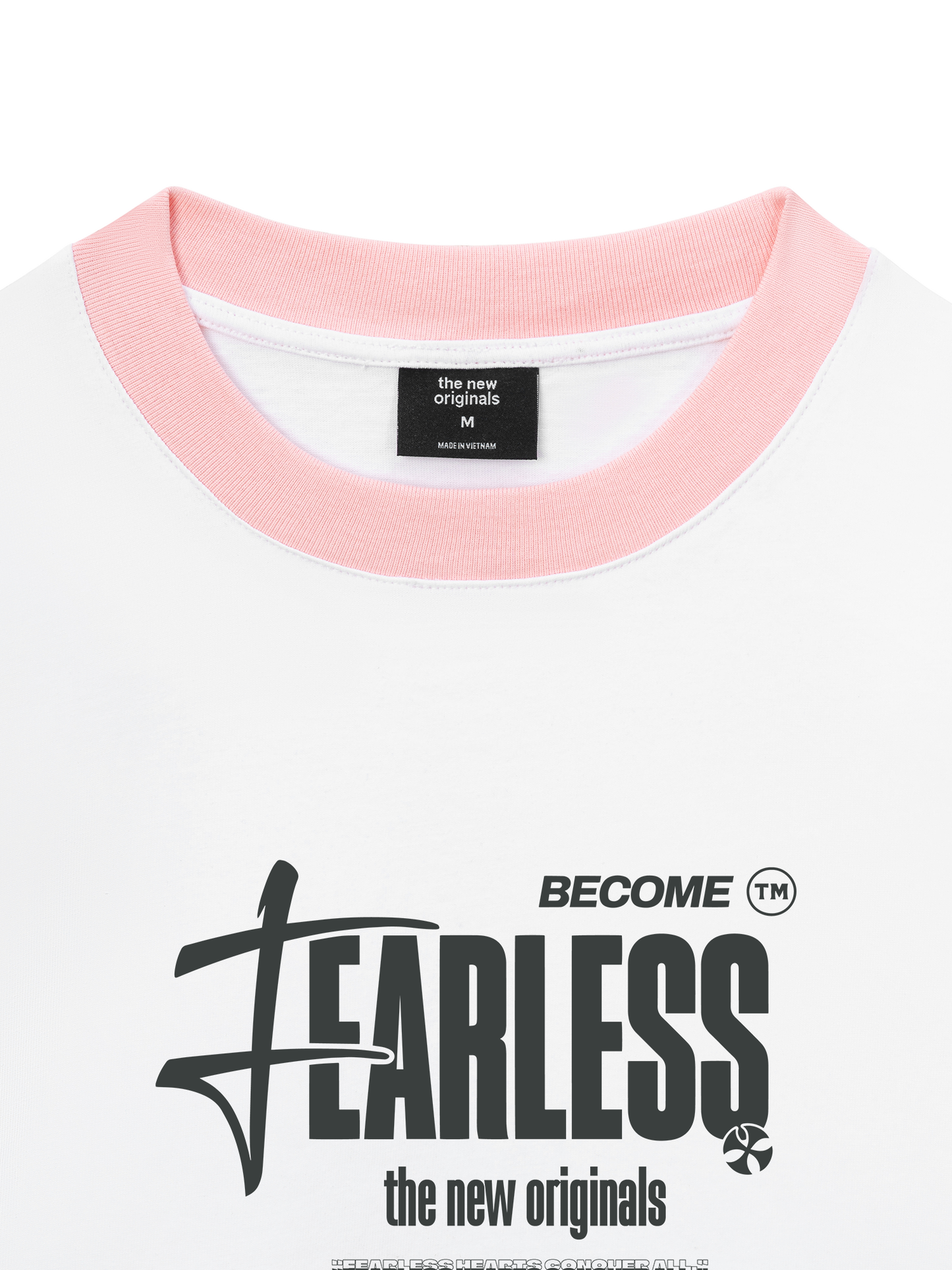 Áo Thun Ringer Relaxed Fit Be Bold Become Fearless