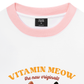 Áo Thun Ringer Relaxed Fit Vitamin Meow