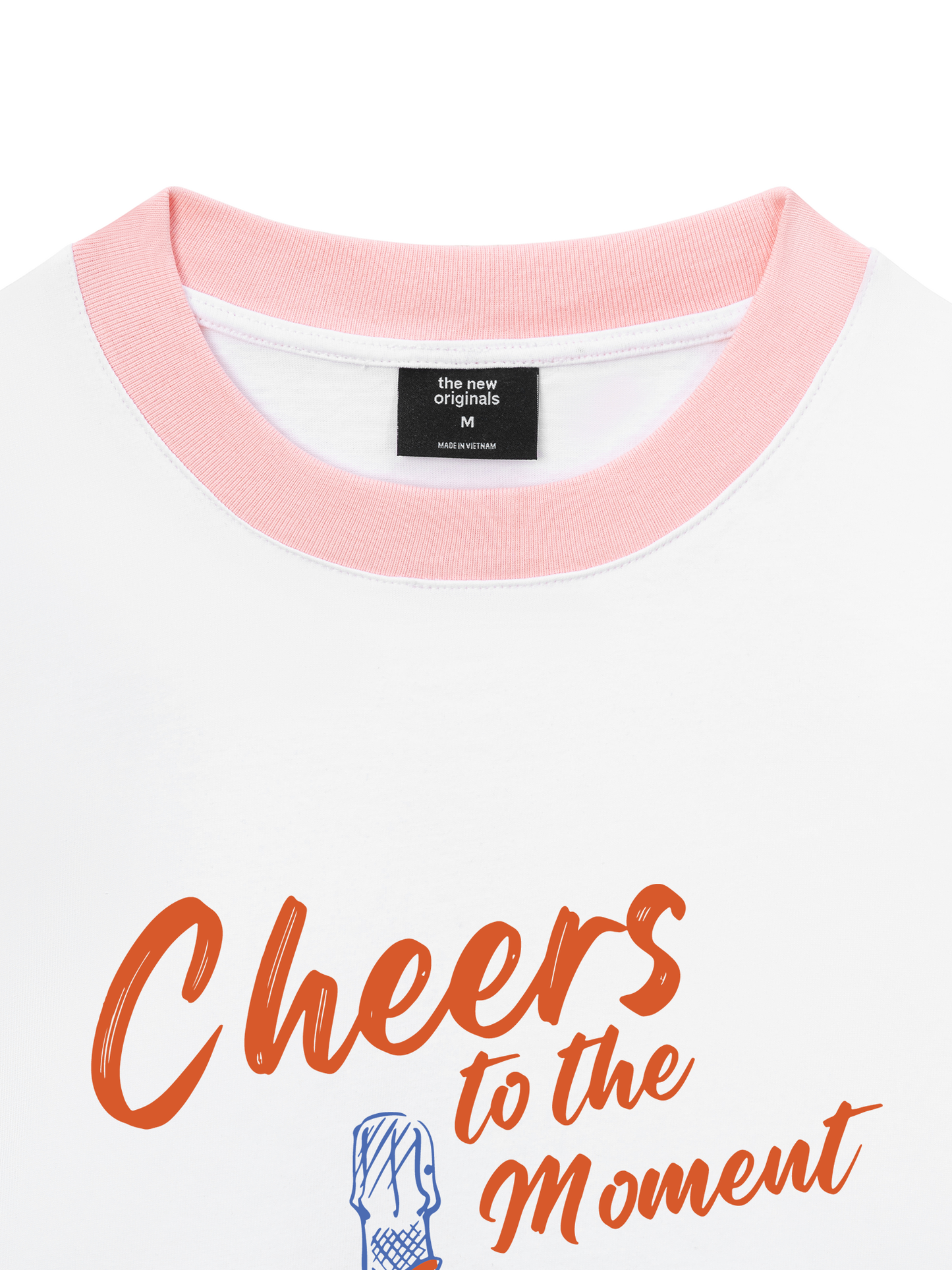 Áo Thun Ringer Relaxed Fit cheer to the moment