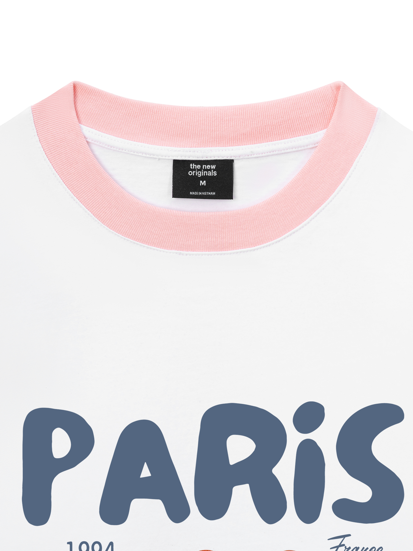 Áo Thun Ringer Relaxed Fit Paris Coissant
