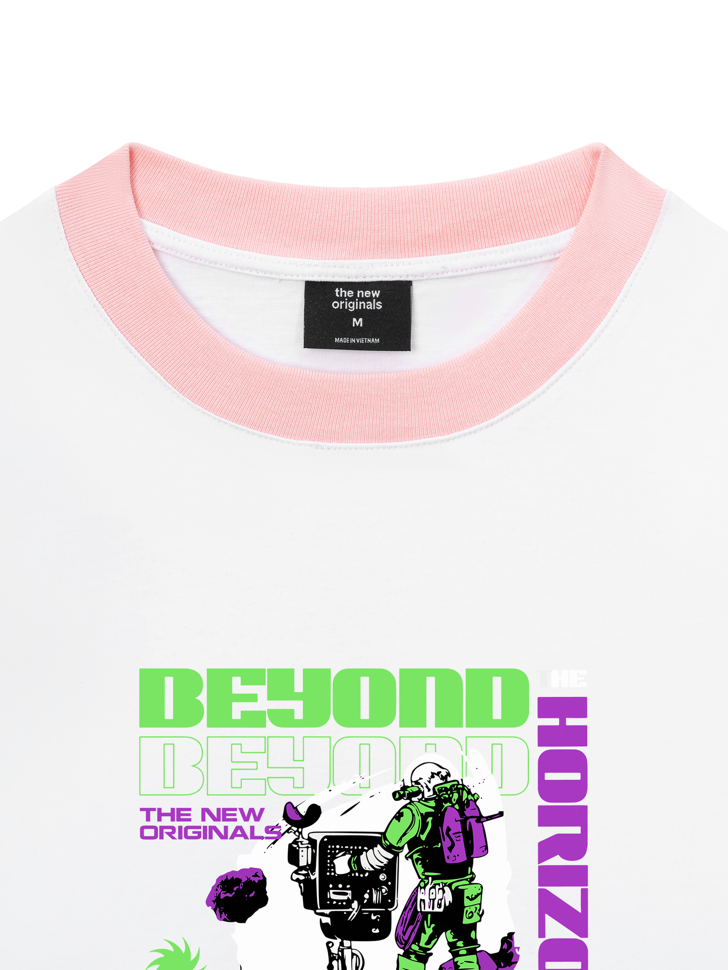Áo Thun Ringer Relaxed Fit Be Bold Beyond The Horizon