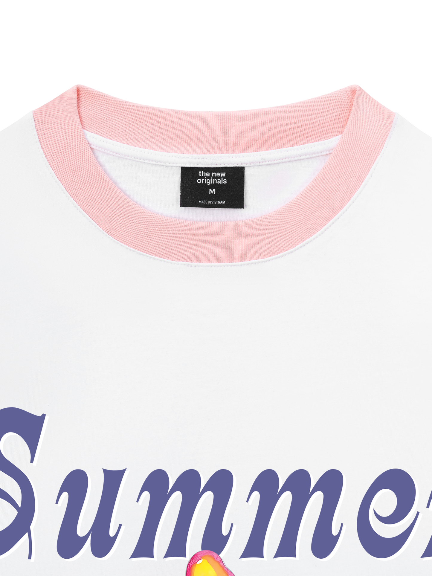 Áo Thun Ringer Relaxed Fit Summer Vibes Beach