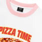 Áo Thun Ringer Relaxed Fit Foody Pizza Time