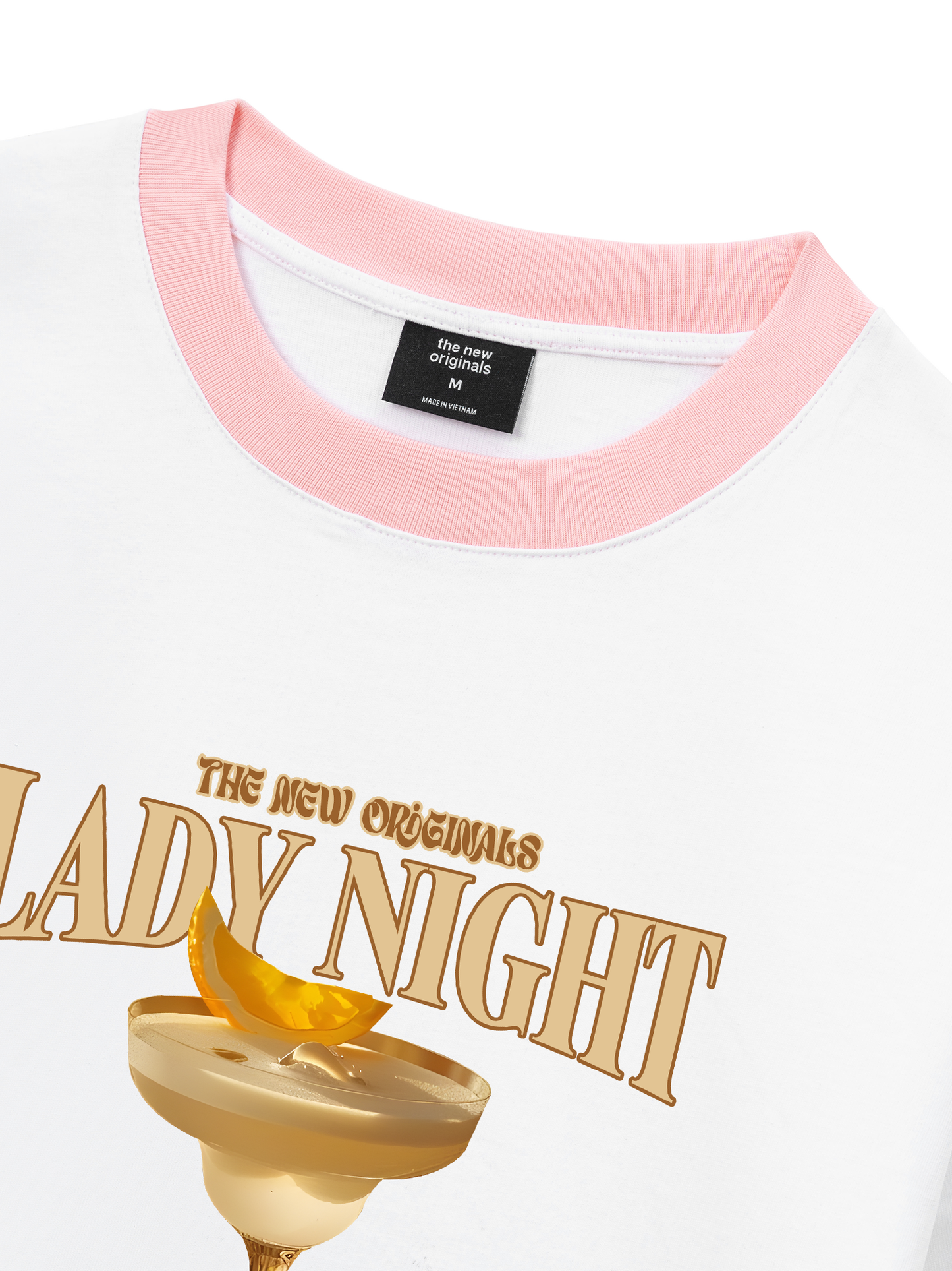 Áo Thun Ringer Relaxed Fit Fresh Lady Night