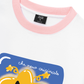 Áo Thun Ringer Relaxed Fit Black Cute Cat