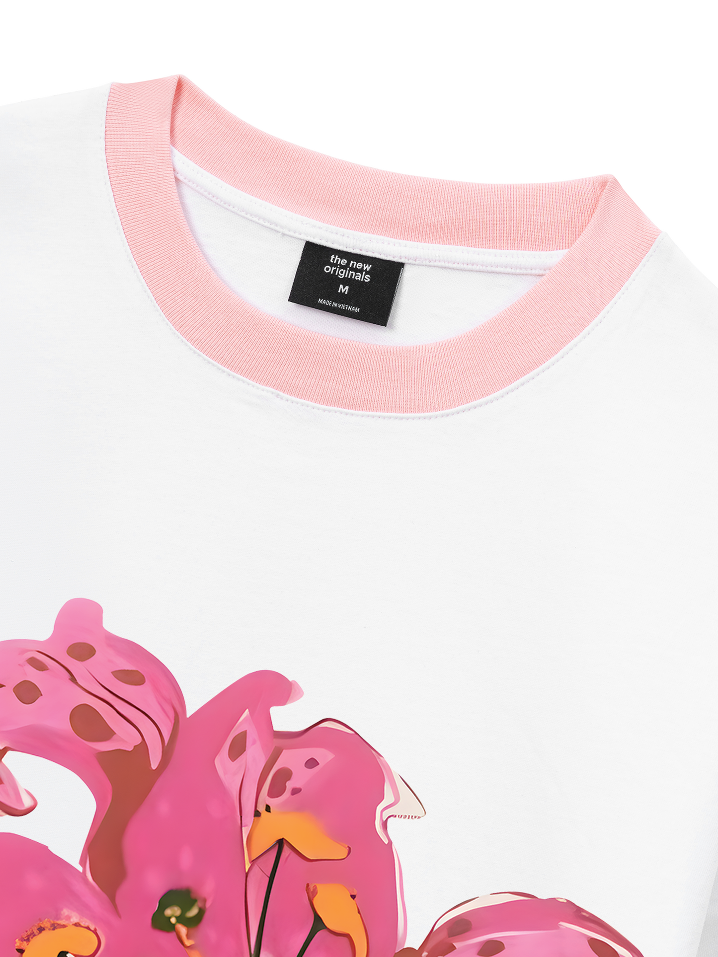 Áo Thun Ringer Relaxed Fit Summer Vibes Florist By Orginals