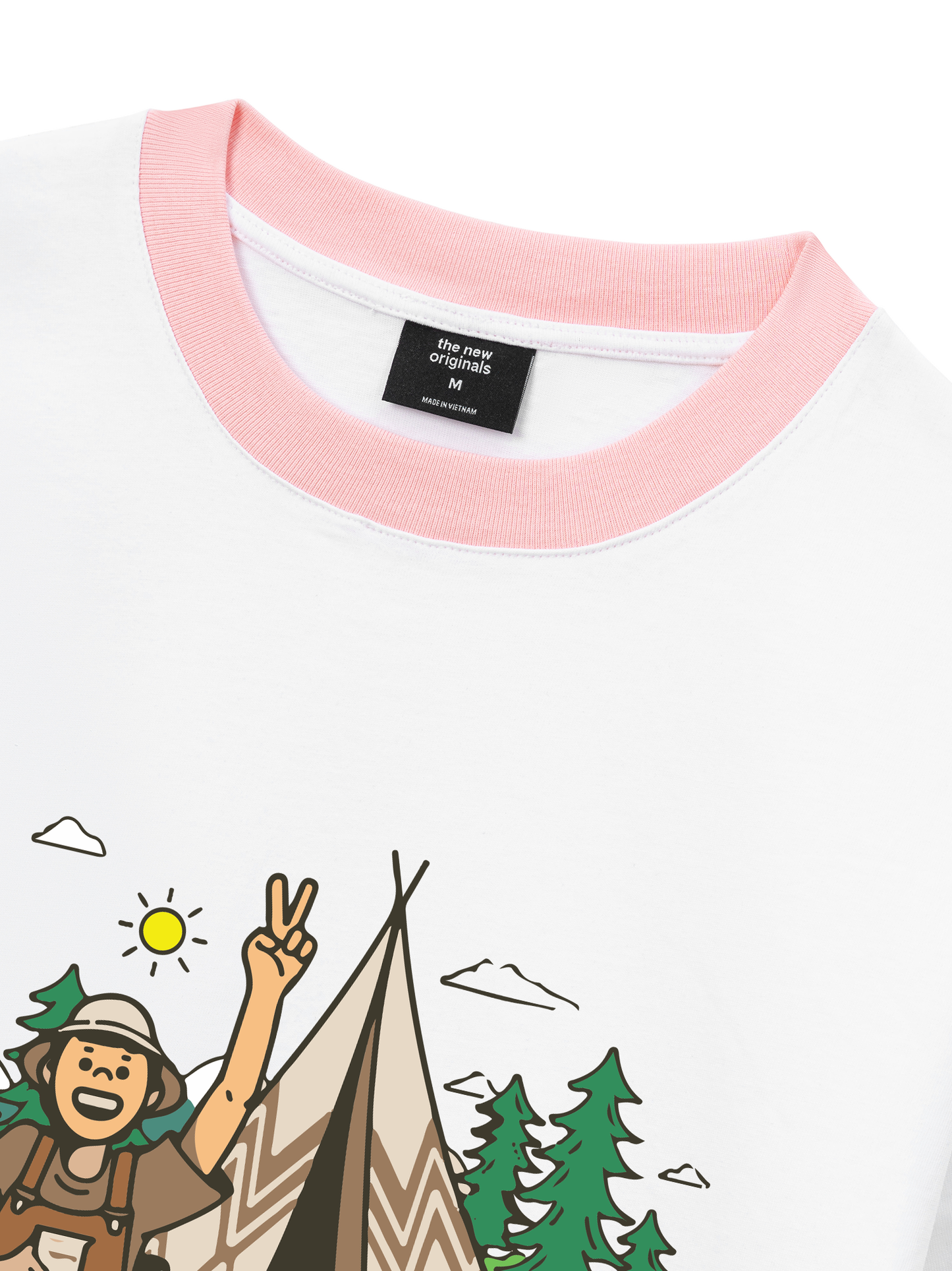 Áo Thun Ringer Relaxed Fit Camplife Original