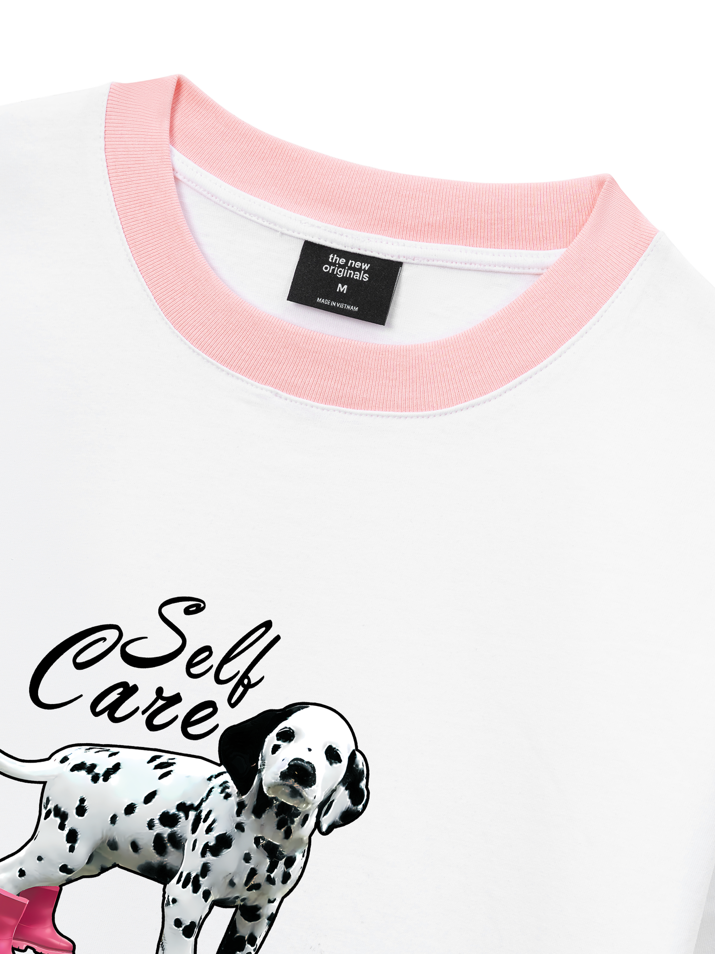 Áo Thun Ringer Relaxed Fit Animal Rainy Puppy